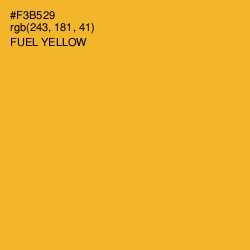 #F3B529 - Fuel Yellow Color Image